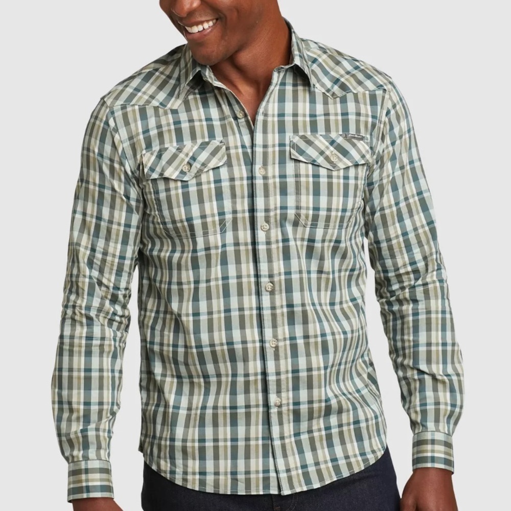 Outdoors!  Eddie Bauer Adventurer Long Sleeve Shirt - NWT - XL